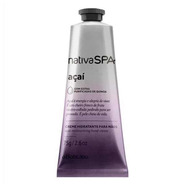Creme Hidratante para Mãos Desodorante Nativa SPA Açaí 75g