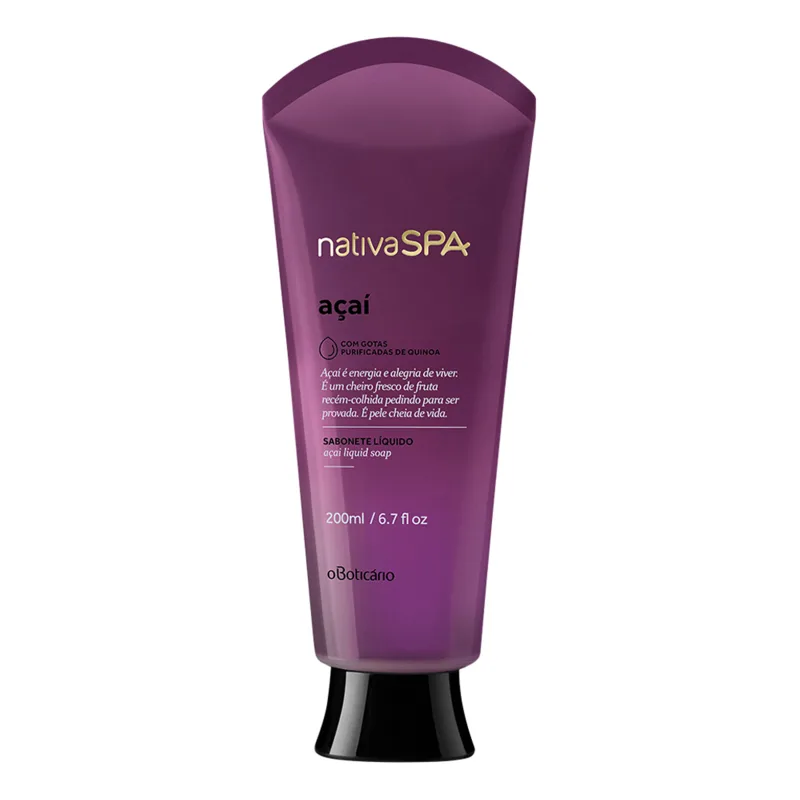 Sabonete Líquido Corporal Nativa SPA Açaí, 200ml