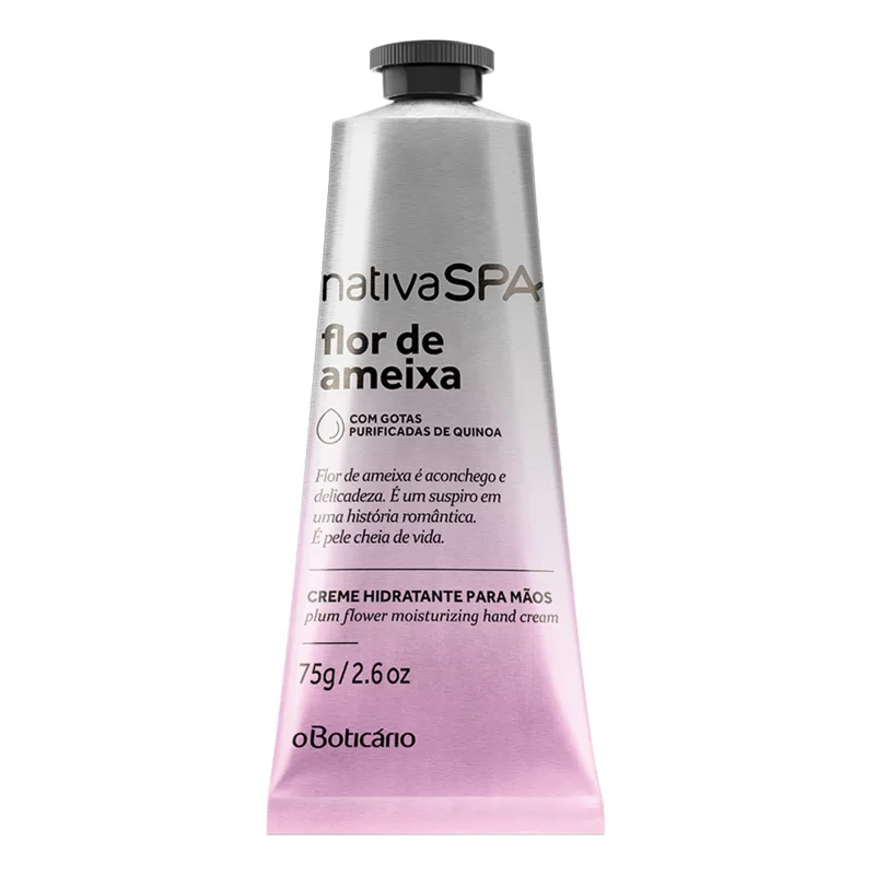 Creme Hidratante para Mãos Desodorante Nativa SPA Flor de Ameixa 75g