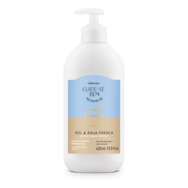 Loção Desodorante Hidratante Corporal Cuide Se Bem Sol e Água Fresca 400ml