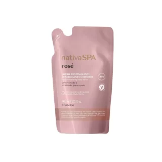 Refil Loção Revitalizante Desodorante Corporal Nativa Spa Rosé 400ml