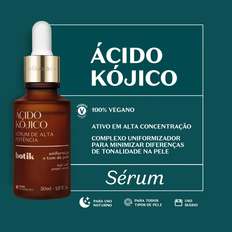 Sérum de Alta Potência Ácido Kójico Botik 30ml