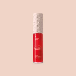 QDB Gloss Volumão Vermelho Bocão, 17ml