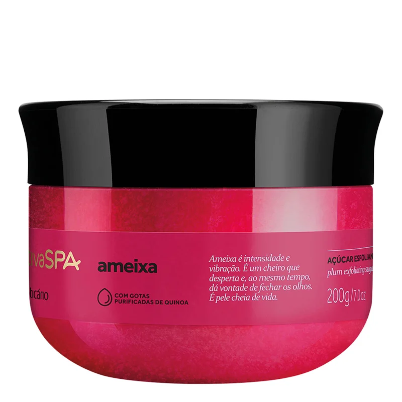 Açúcar Esfoliante Óleo Desodorante Nativa SPA Ameixa, 200g