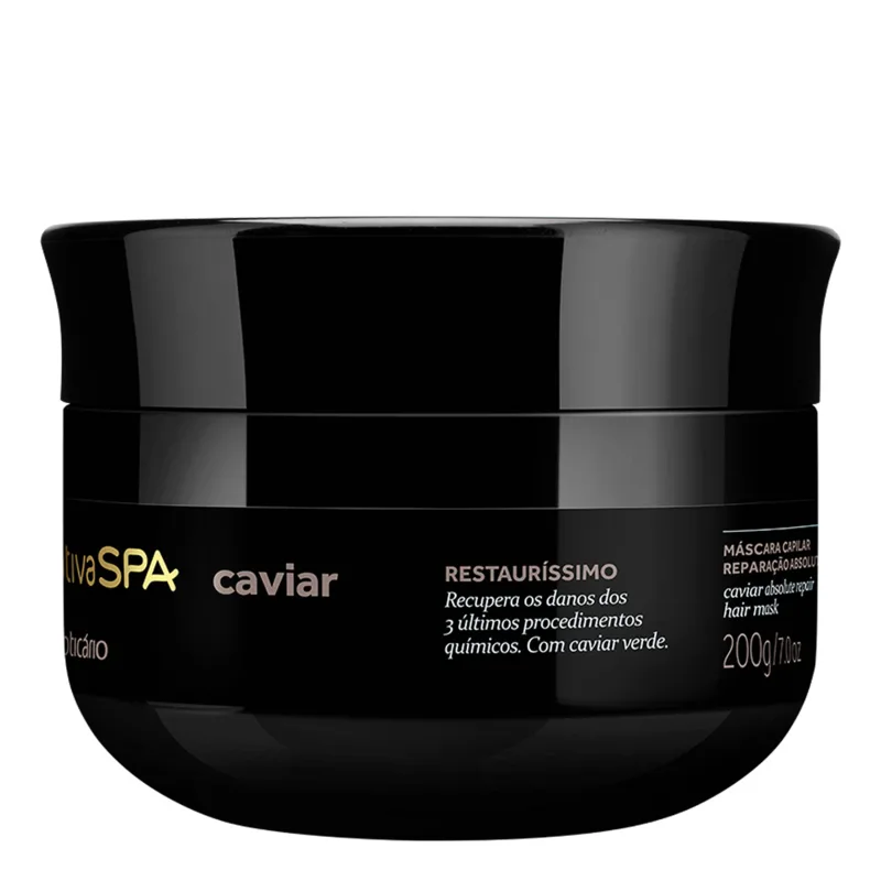 Máscara Capilar para Cabelos Reparados Nativa SPA Caviar 200g
