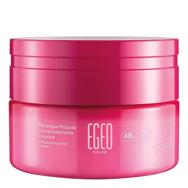 Mousse Hidratante Desodorante Corporal Egeo Dolce Merengue, 250g