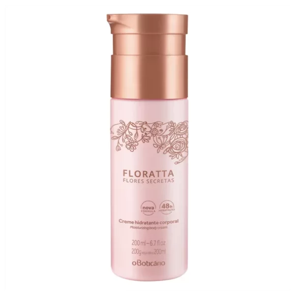 Creme Hidratante Desodorante Corporal Floratta Flores Secretas, 200ml