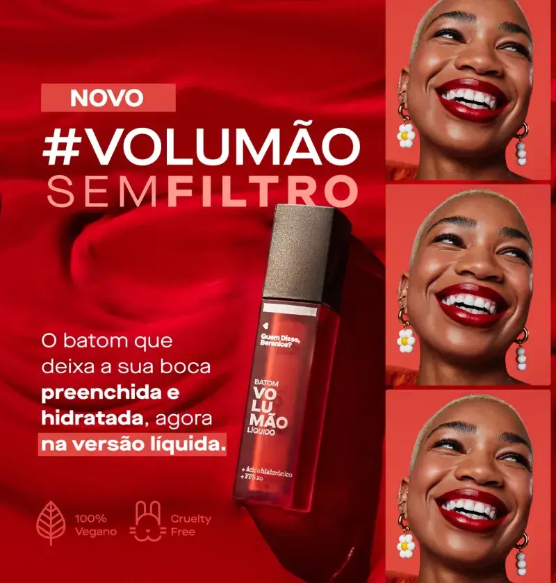 Batom Volumão Líquido Ameixali Quem Disse, Berenice? 5,5ml
