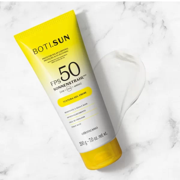 Protetor Solar Corporal Gel Creme FPS50 BOTI.SUN 200g