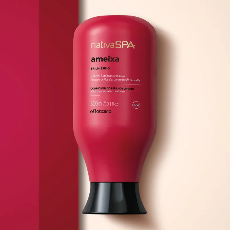 Condicionador Para Cabelos Luminosos Nativa SPA Ameixa 300ml