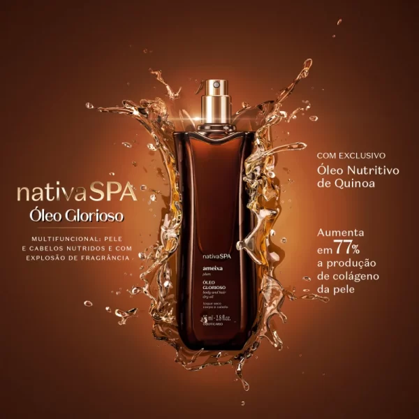 Óleo Multifuncional Glorioso Nativa SPA Ameixa 85ml