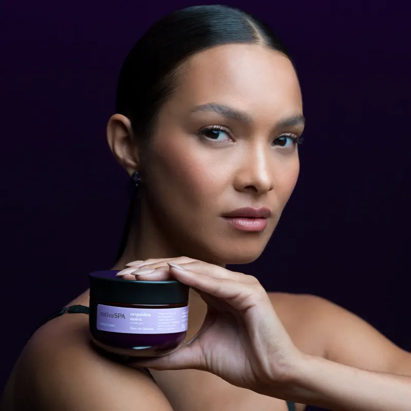 Creme de Massagem Corporal Nativa SPA Orquídea Noire 200g