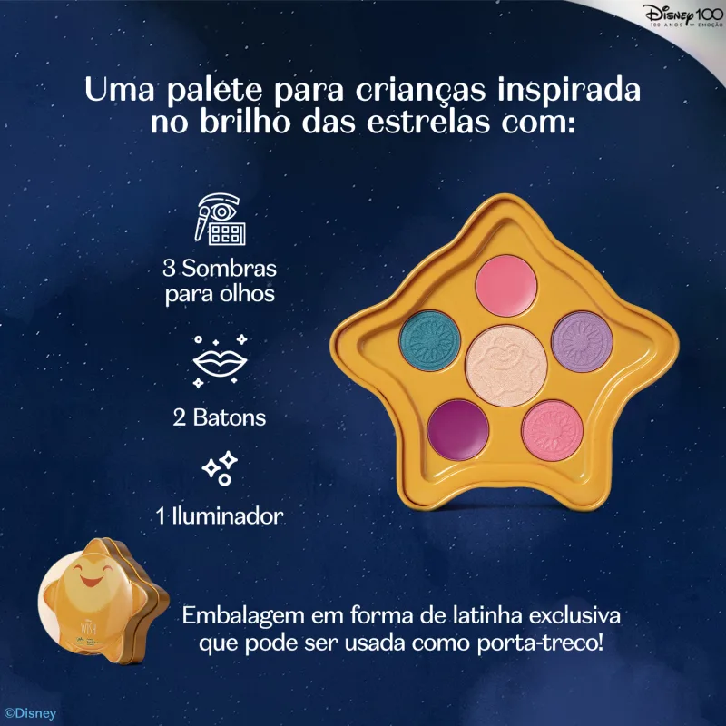 Palette Multifuncional Infantil Sophie Disney Wish 4,9g