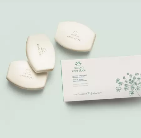 Sabonete Puro Vegetal Cremoso Erva Doce