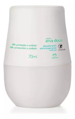 Desodorante Antitranspirante Roll-On Erva Doce