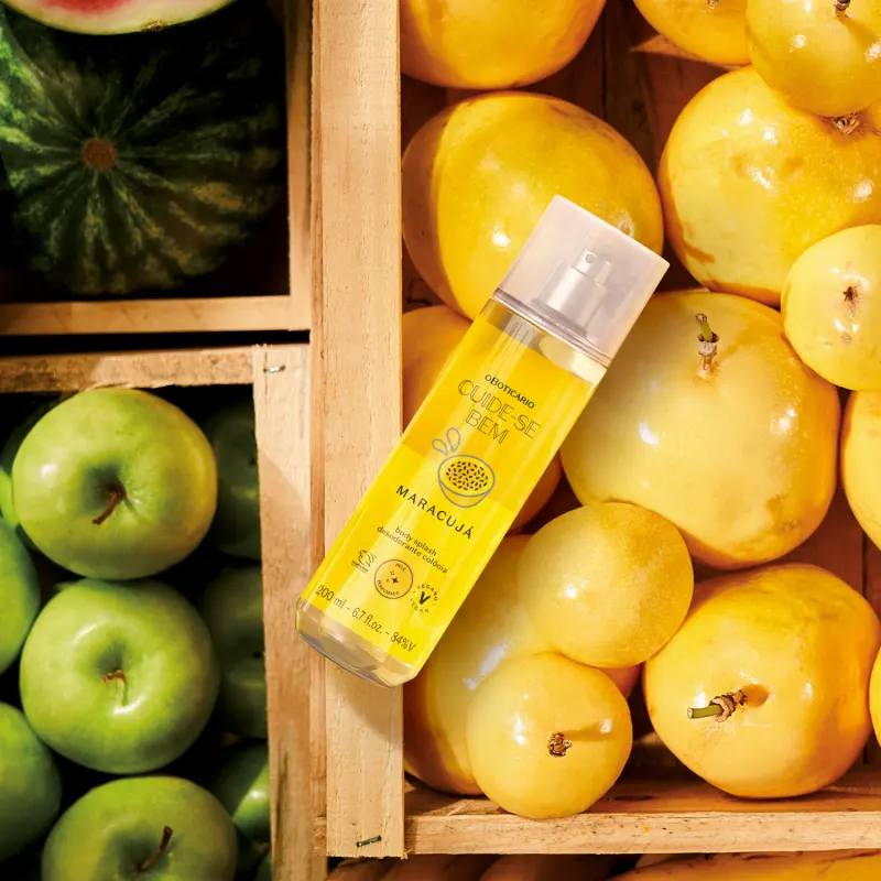 Body Splash Desodorante Colônia Cuide-se Bem Feira Maracujá 200ml