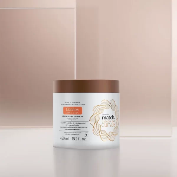 Creme Para Pentear Match Ciência das Curvas Cachos 450ml