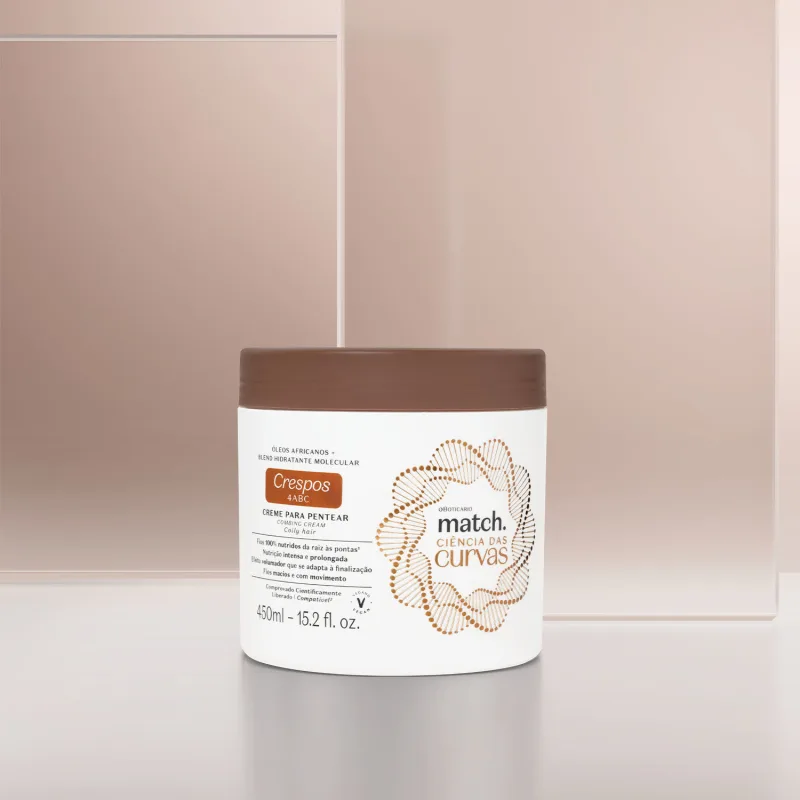 Creme Para Pentear Match Ciência das Curvas Crespos 450ml