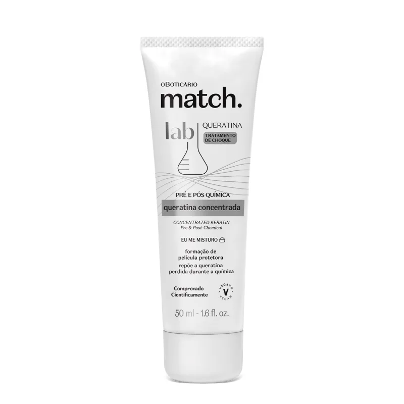 Queratina Concentrada Match Lab Tratamento de Choque 50ml