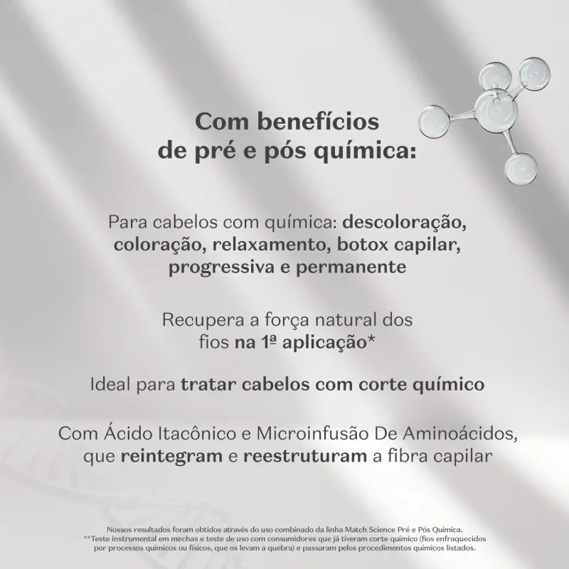 Queratina Concentrada Match Lab Tratamento de Choque 50ml