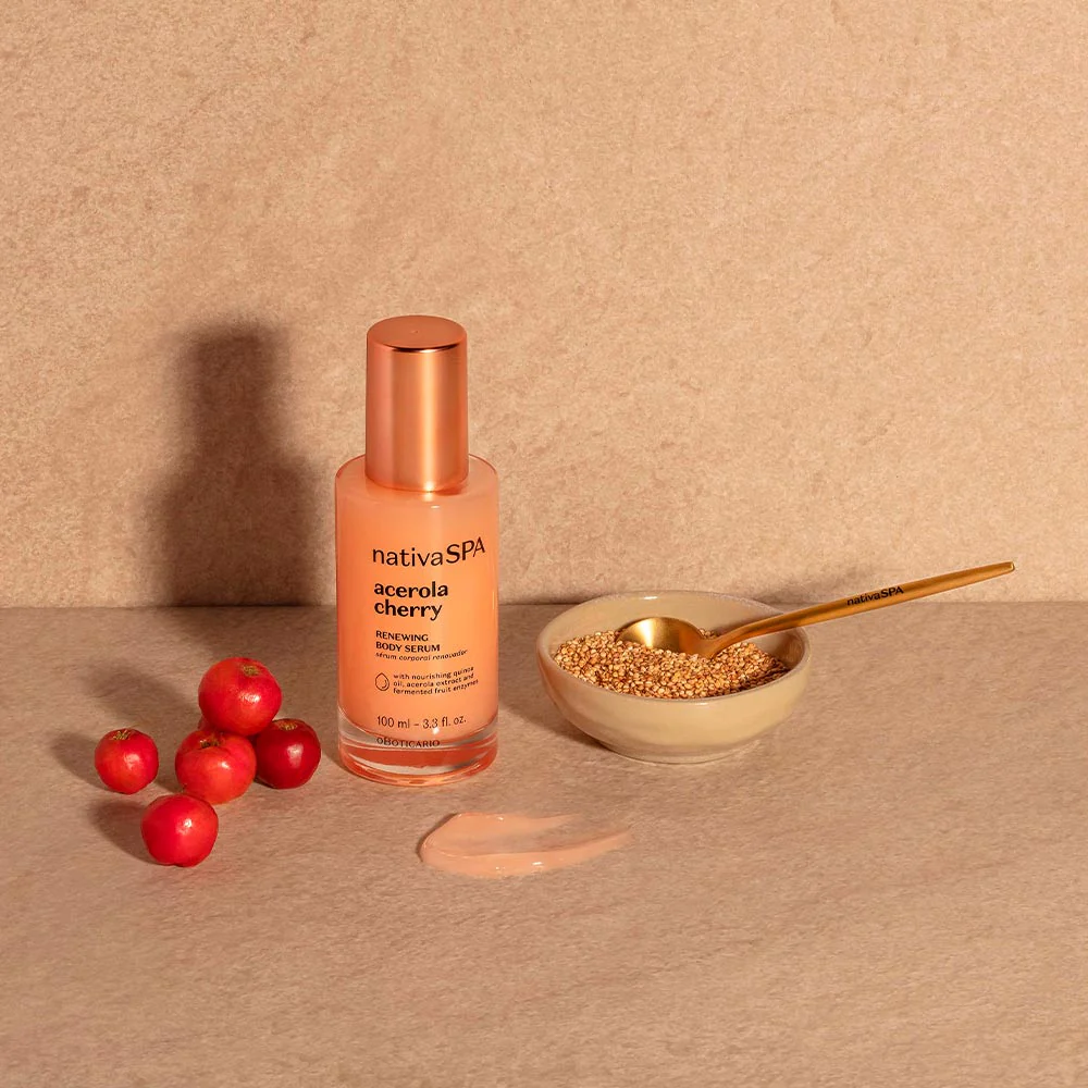 Sérum Corporal Renovador Nativa Spa Acerola Cherry, 100ml